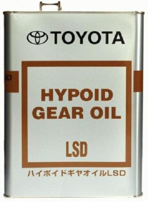TOYOTA Hypoid Gear Oil LSD 85W90 Gl-5, LSD (минер) 4л JP