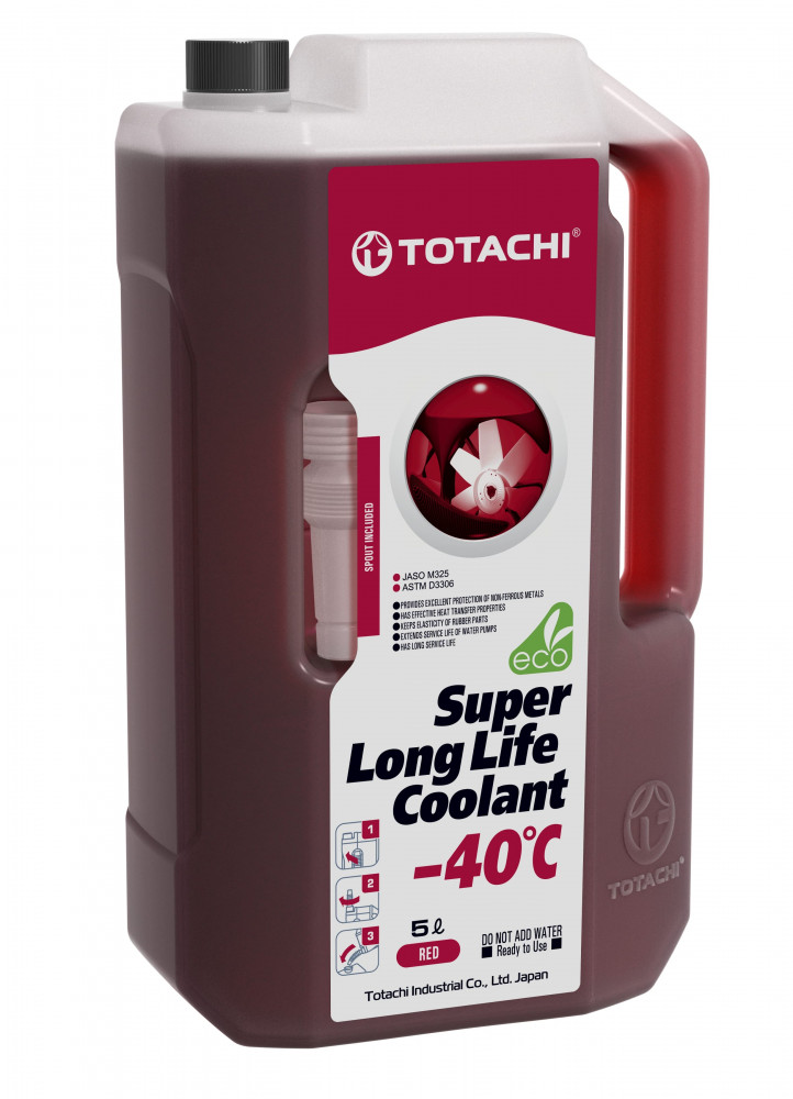 Антифриз TOTACHI SUPER LONG LIFE COOLANT Red -40C  5л