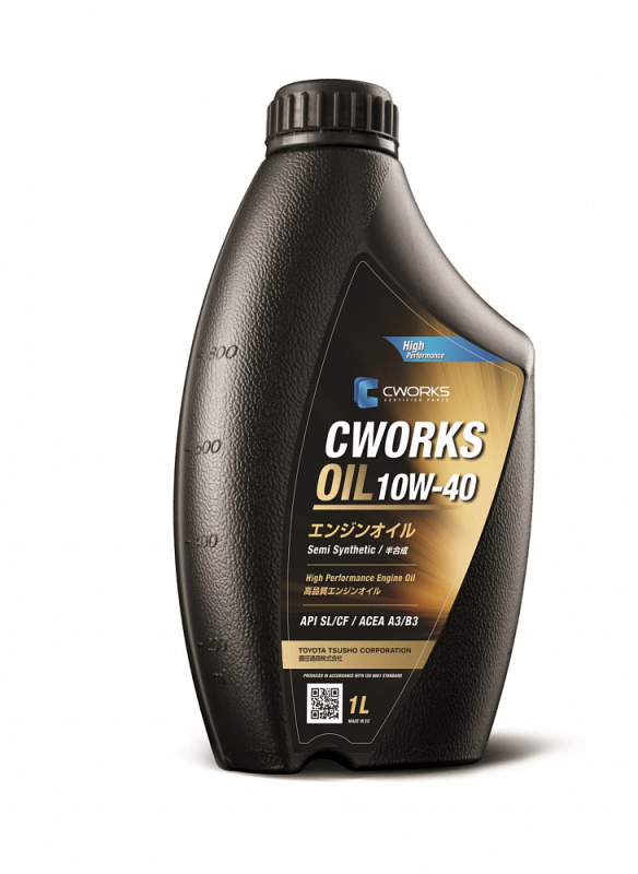 CWORKS OIL 10W40 API SL/CF ACEA  A3/B3 1л