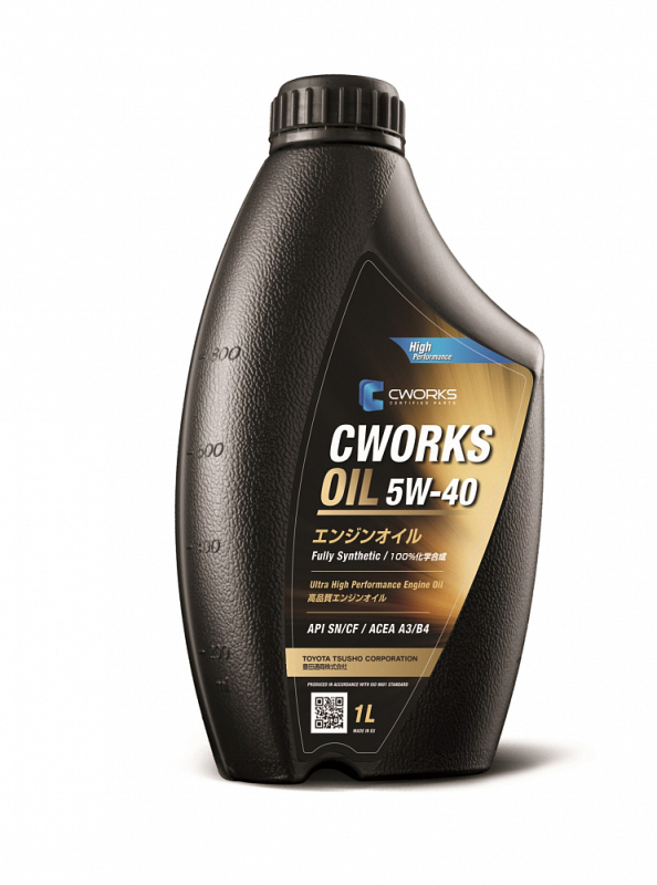 CWORKS OIL 5W40 API SN/CF ACEA  A3/B4 1л