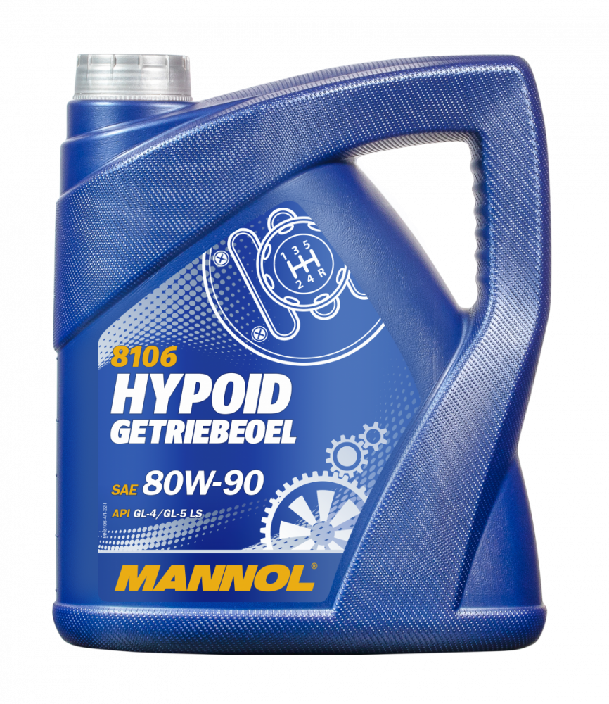 MANNOL Hypoid 80W90 GL-4/5  мин   4л