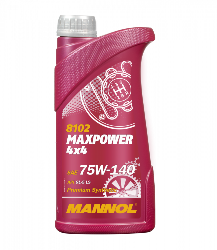 MANNOL Maxpower 4х4  75W140 GL-5 синт   1л