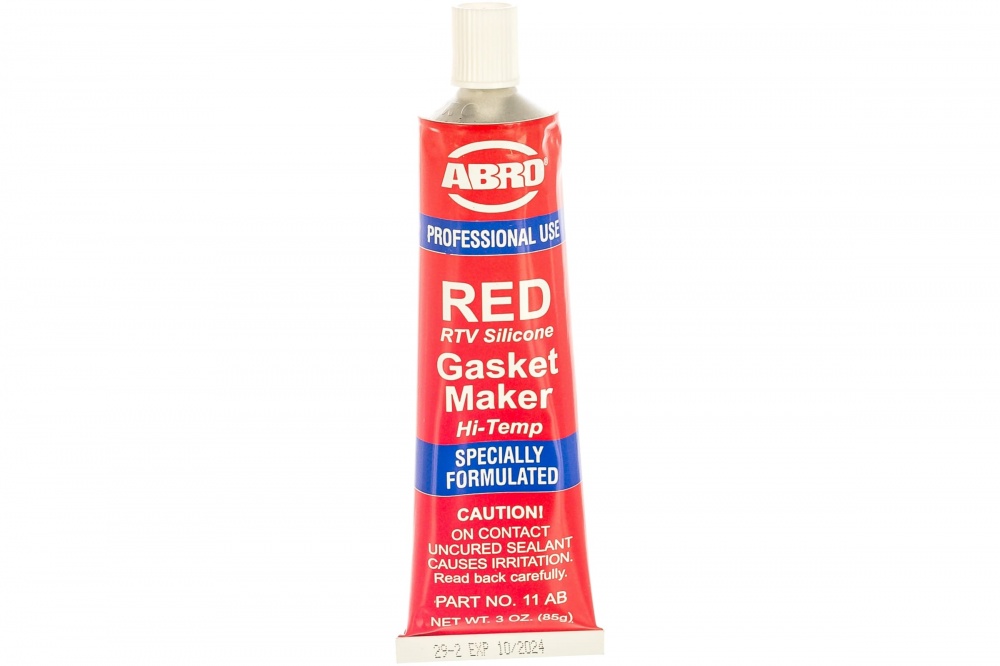 Герметик-прокладка силикон (красный) 85г  ABRO