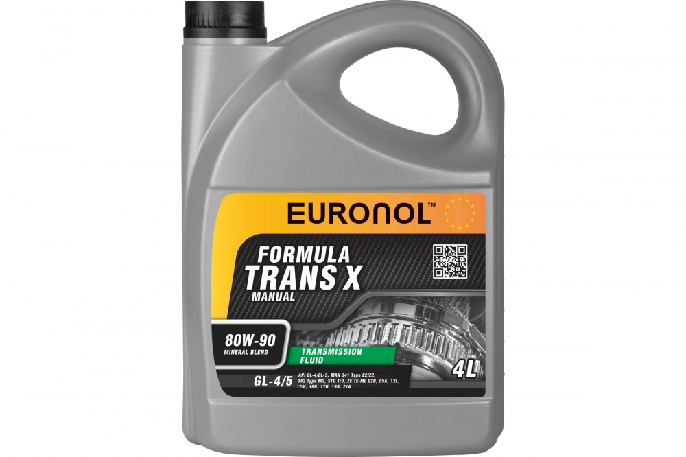 EURONOL TRANS X 80W90 GL-4/5 4л