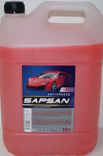 Антифриз Sapsan (красный) 10 кг