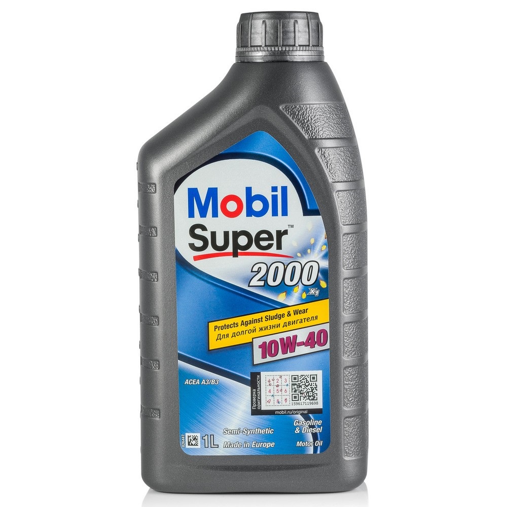 MOBIL Super 2000 X1 10W40 п/синт   1л