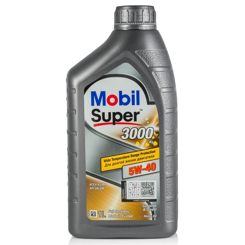 MOBIL Super 3000 X1  5W40 синт   1л