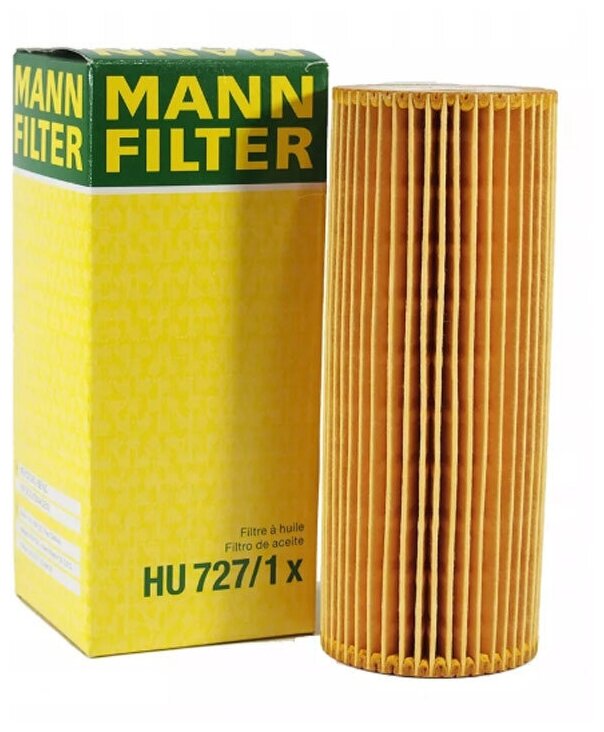 Фильтр масляный MB, VW, SSANGYONG (MANN)   HU 727/1 X