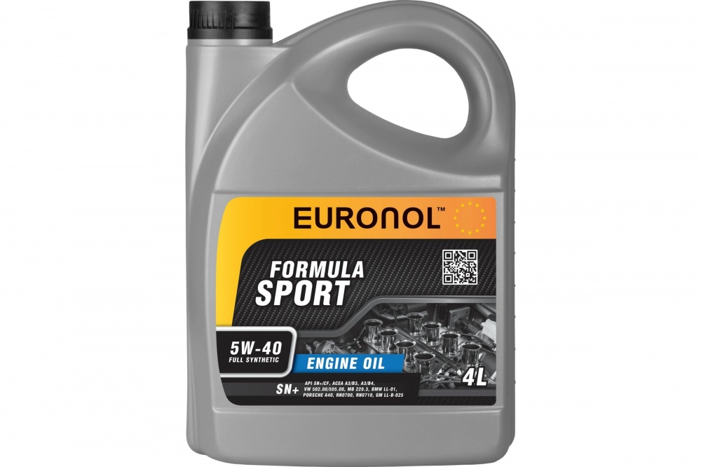 EURONOL SPORT FORMULA 5W40 SN+  4л