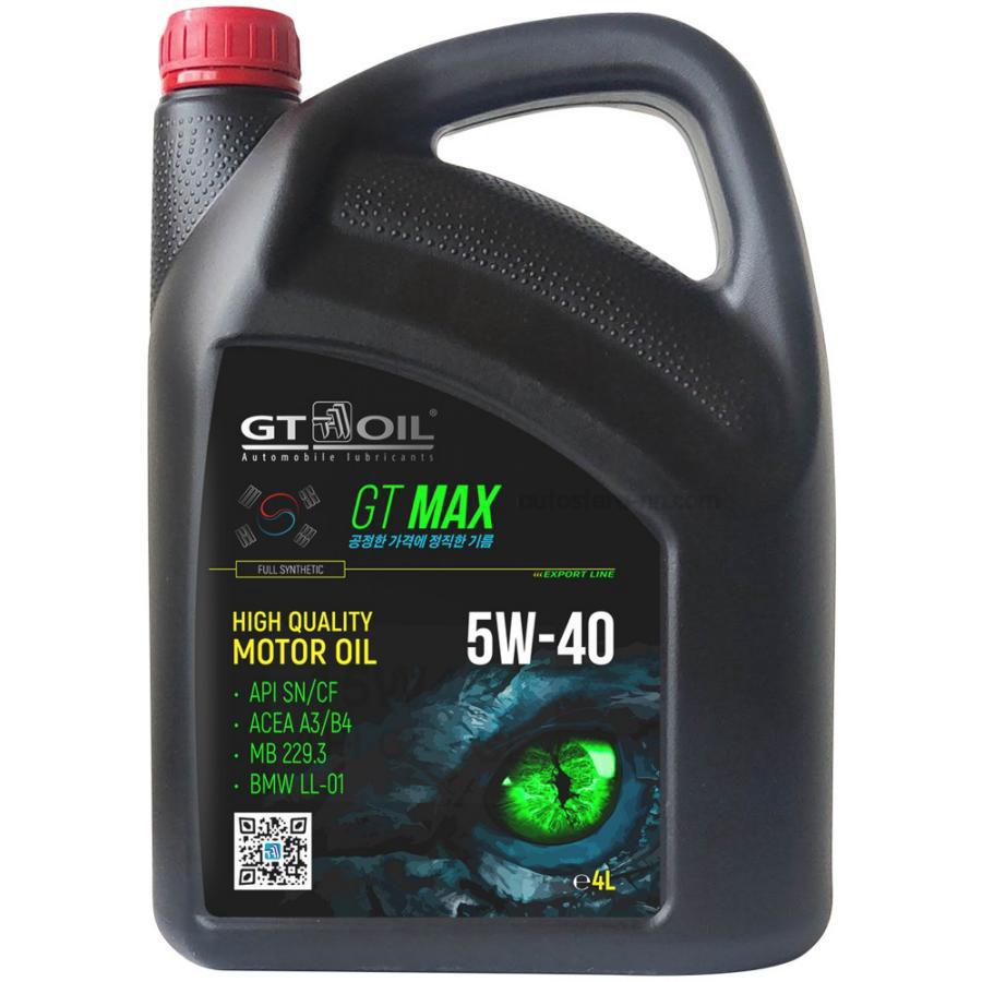 GT OIL Max 5W40 4л  API SN/CF