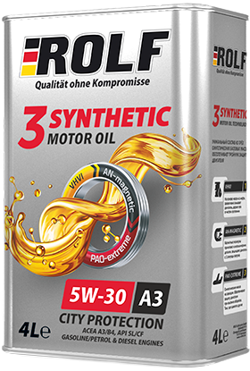 ROLF 3-SYNTHETIC 5W30 ACEA A3/B4  4л
