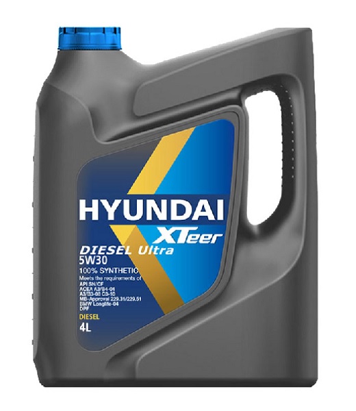 HYUNDAI Xteer Diesel Ultra 5W30 4л 1041222