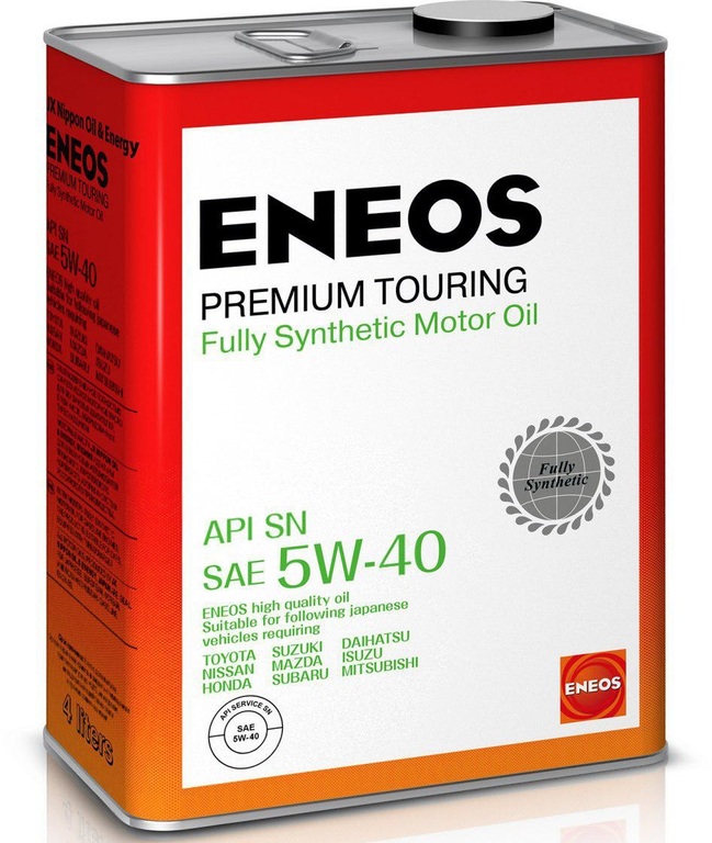 Моторное масло ENEOS PREMIUM TOURING SN 5W40  4л (синт)