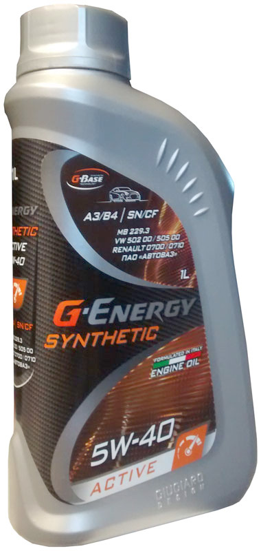 G-Energy Synthetic Active 5W40 1л (синт)