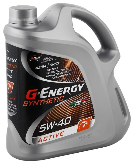 Моторное масло G-Energy Synthetic Active 5W40 4л (синт)