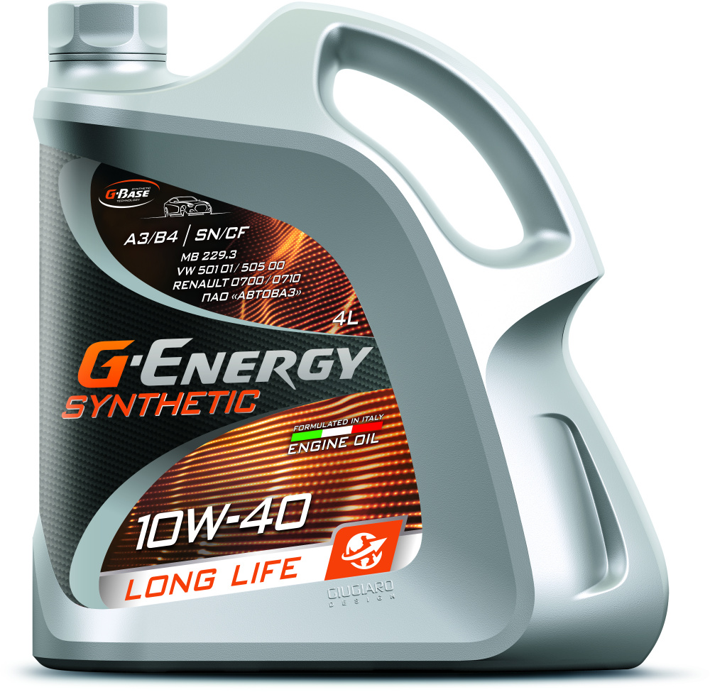 Моторное масло G-Energy Synthetic Long Life 10W40 4л (синт)