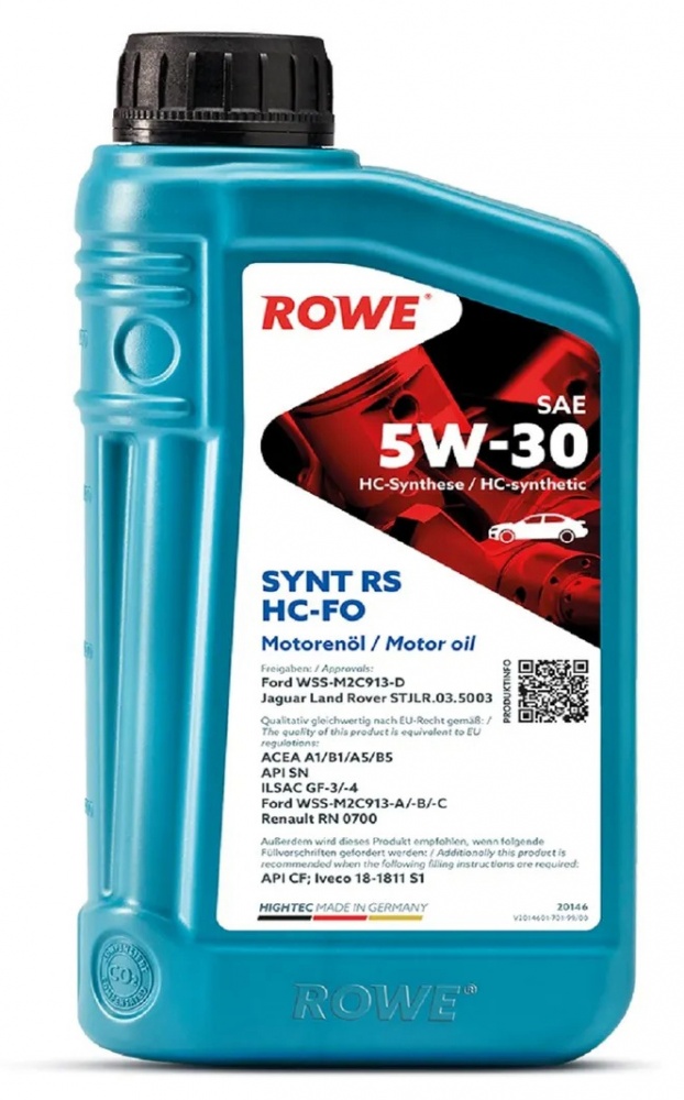 ROWE HIGHTEC SYNT RS D1 5W30 1л (синт)