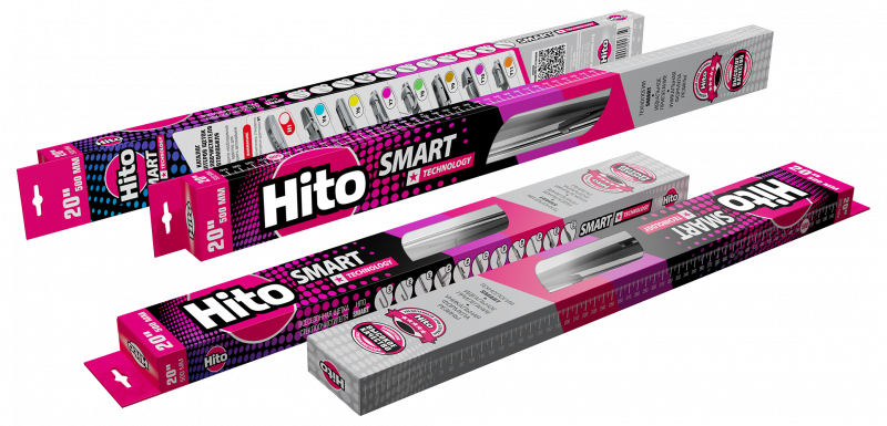 Щетки стеклоочист HITO SMART 20" 500мм (гибрид)
