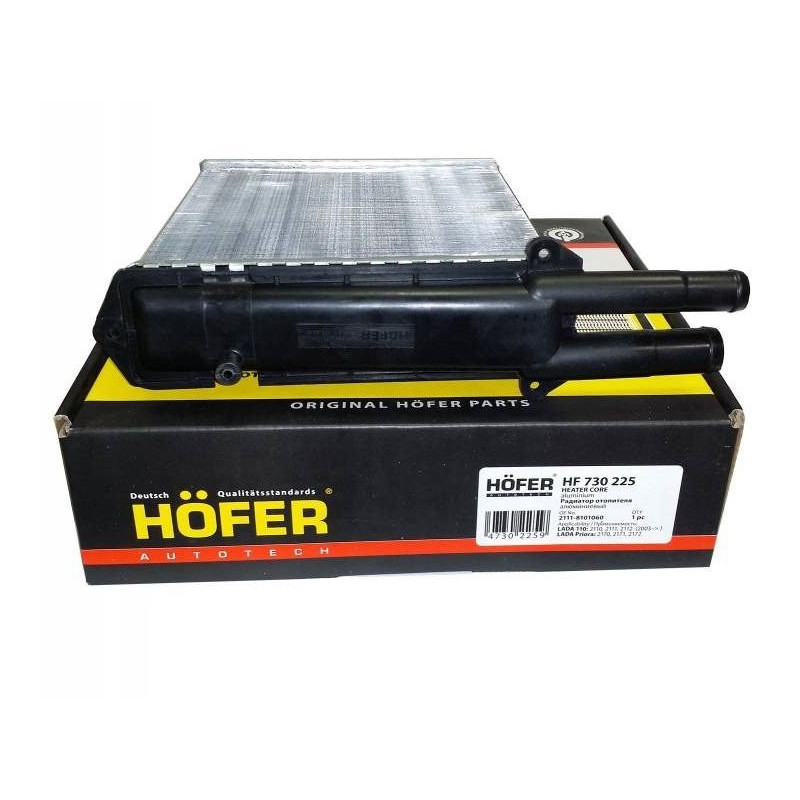 Радиатор отопителя 2110-2112, 2170-2172 н/о с 2003г HOFER HF 730 225