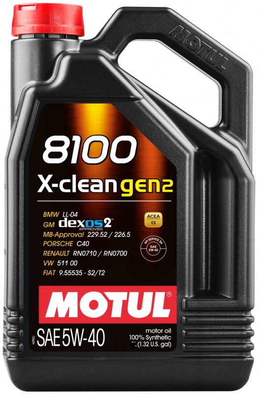MOTUL 8100 X-Clean GEN2 5W40 4л (синт)