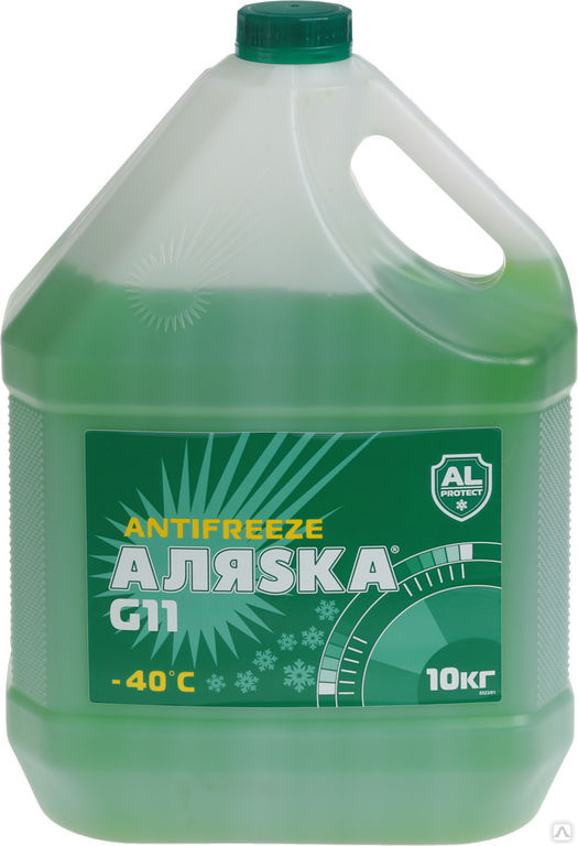 Антифриз Аляска -40 зеленый 10кг