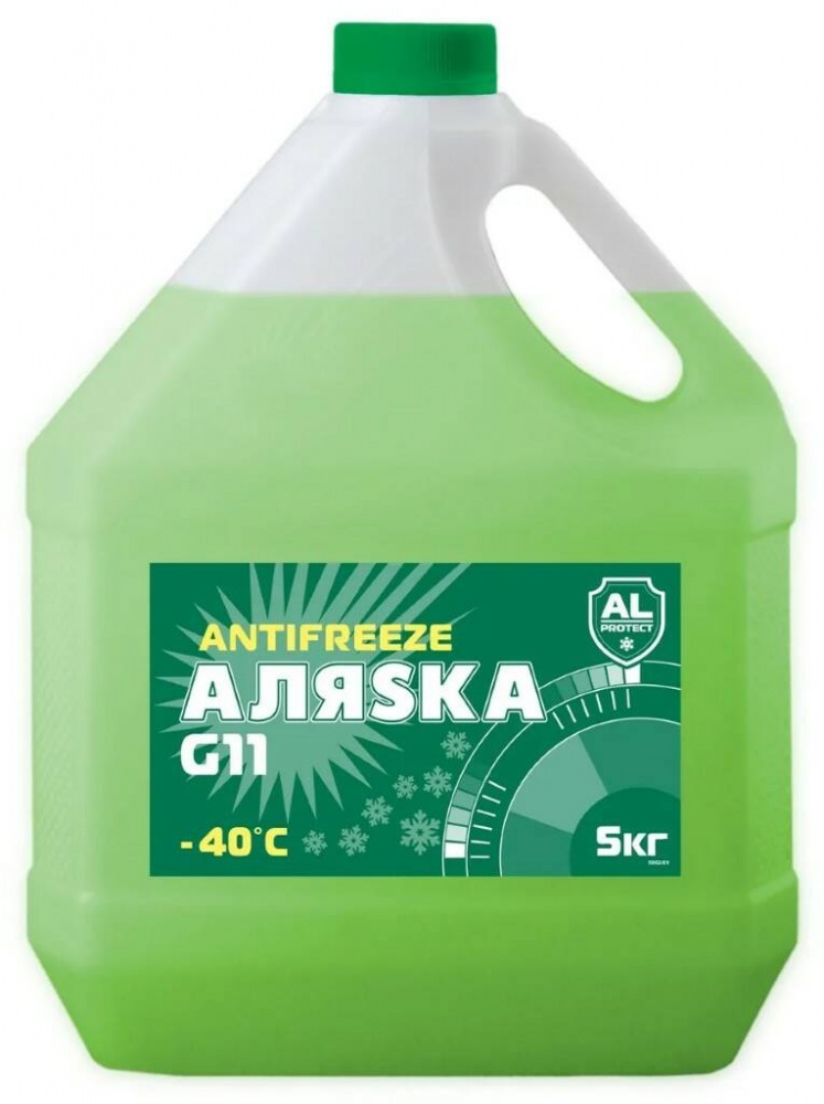Антифриз Аляска -40 зеленый 5кг