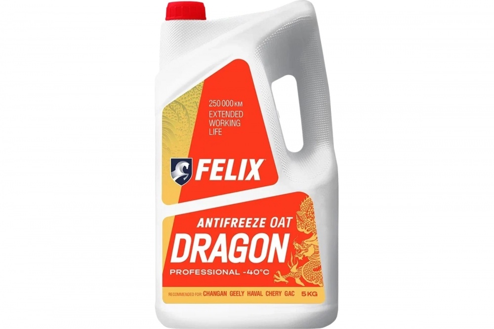 Антифриз FELIX Dragon 5кг (красный)