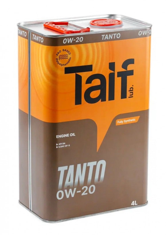 TAIF TANTO 0W20 4л SN, GF-5