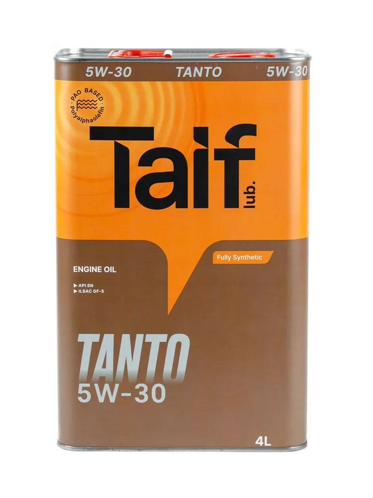 TAIF TANTO 5W30 4л SN, GF-5