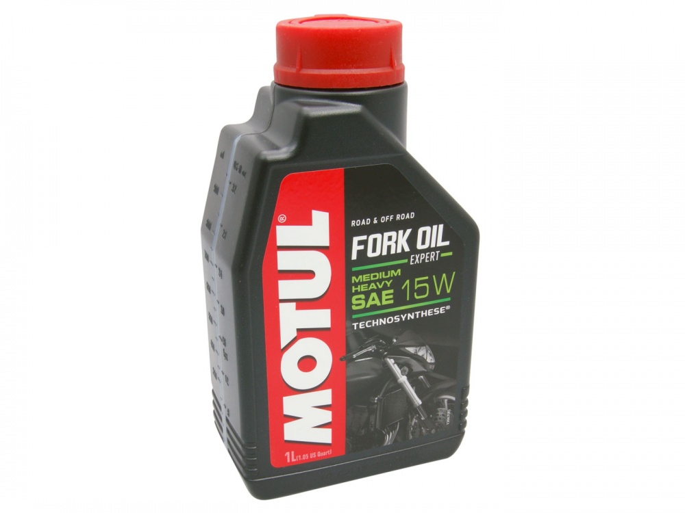 MOTUL Fork Oil Expert medium/heavy 15W 1л (п/синт) гидравлич. масло