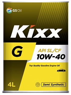 Kixx G 10W40 (Gold) 4л SL (п/синт)