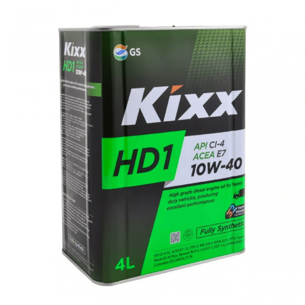 Kixx HD1 10W40 CI-4 4л (E7) (синт) для дизелей