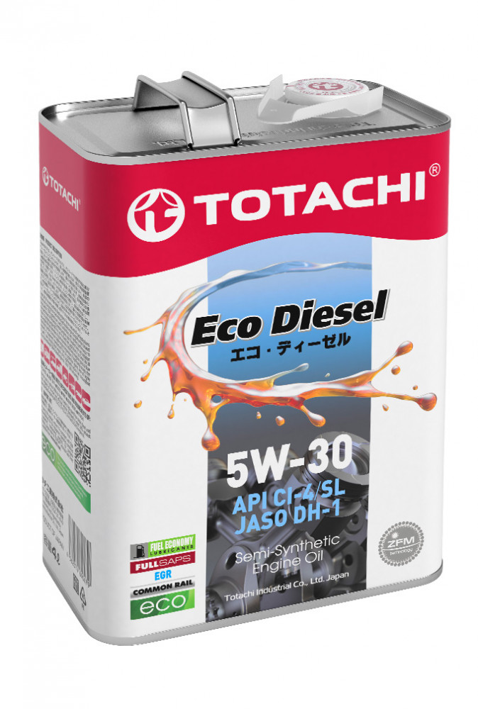 TOTACHI  Eco  Diesel  Semi-Synthetic  CI-4/CH-4/SL    5W30     4л