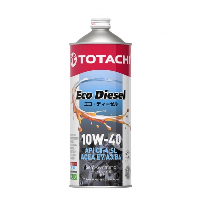 TOTACHI  Eco  Diesel  Semi-Synthetic  CI-4/CH-4/SL   10W40      1л