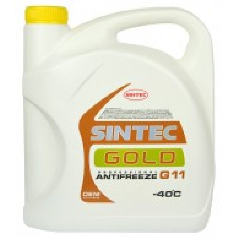 Антифриз Sintec Gold (желтый) G 12 5кг (-40 С)