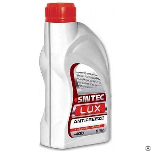 Антифриз Sintec LUXE (красный) G 12 (-40 С) 1кг