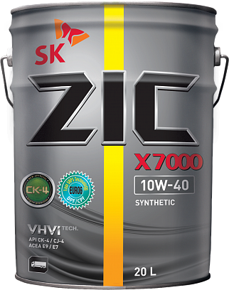 ZIC X7000 10W40 CK-4 синт 20л