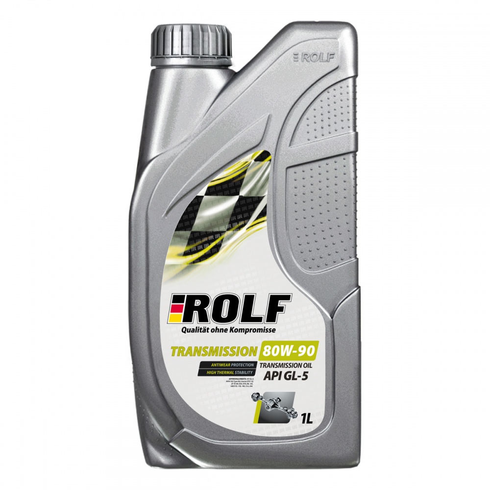 ROLF Transmission SAE 80W90, API GL-5  1л (минер) пластик