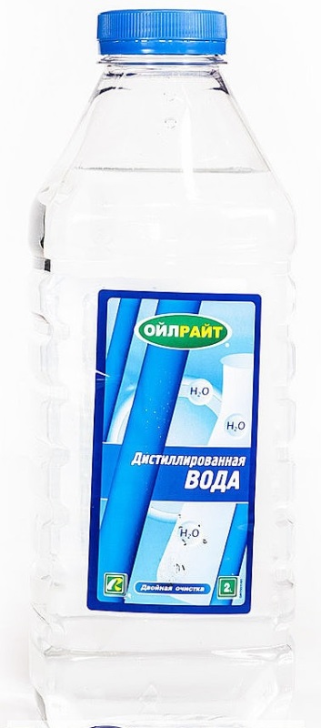 Вода дистиллированная 2л OILRIGHT