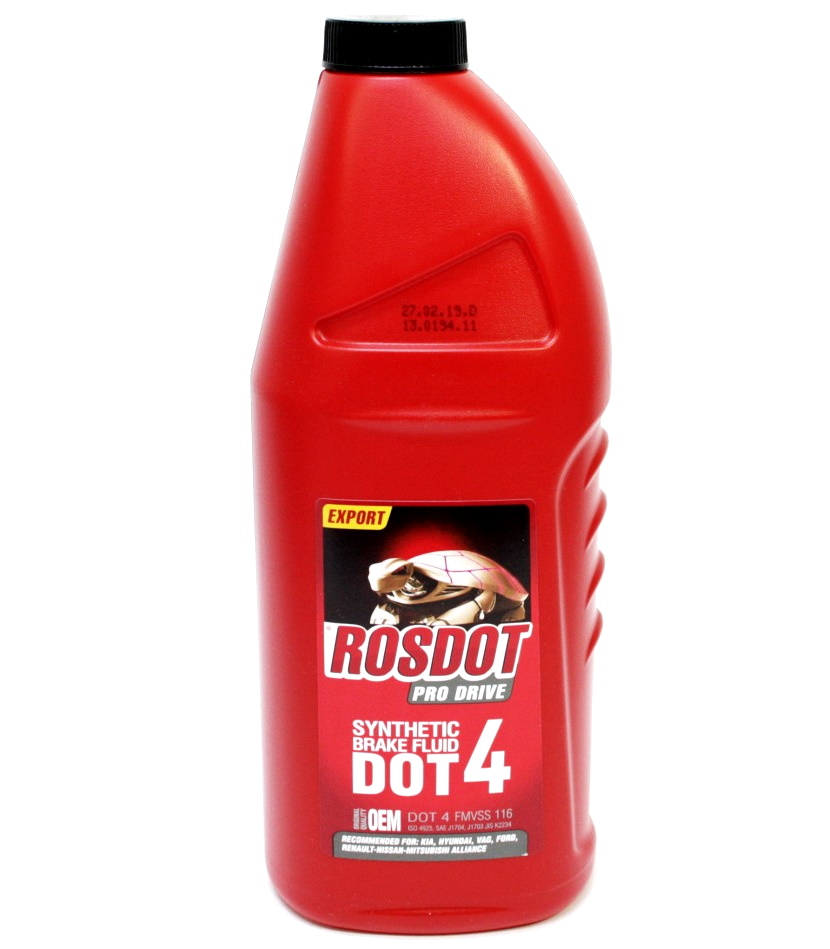Тормозная жидкость ROSDOT 4 PRO DRIVE в п/э бут. 910гр
