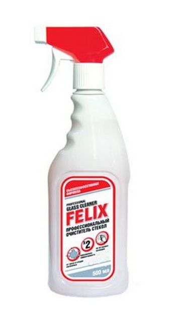 Очиститель стекол (триггер) 500мл FELIX