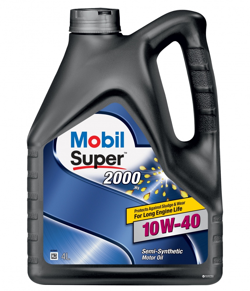 MOBIL Super 2000 X1 10W40 п/синт   4л