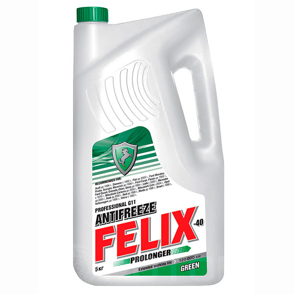 Антифриз FELIX PROLONGER-40 (зеленый) 5кг Дзержинск