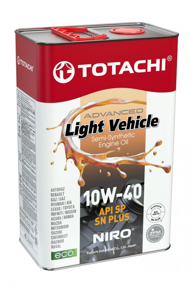 TOTACHI NIRO LV Semi-Synthetic SN/CF 10W40 4л