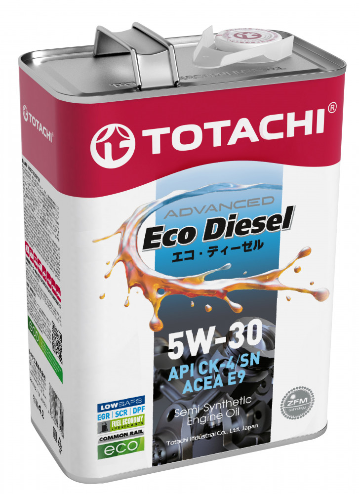 TOTACHI  Eco  Diesel CK-4/СJ-4/SN псинт 5W30 4 л