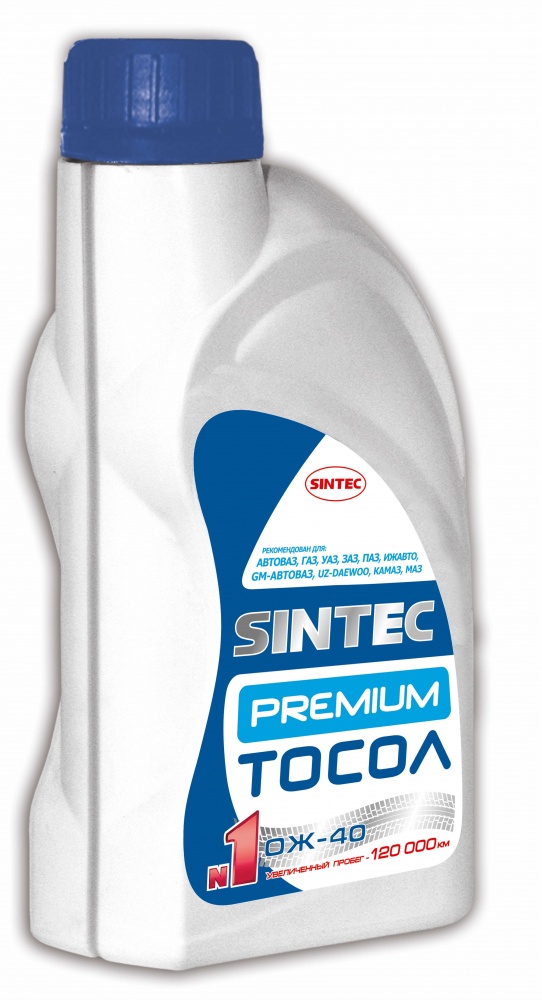 Тосол ОЖ-40 Sintec 1кг  (-45 С)