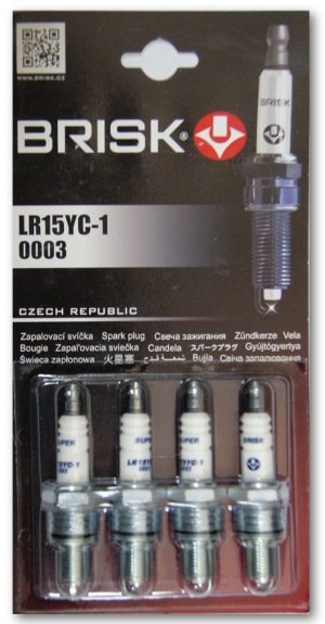 Свечи BRISK SUPER LR 17 YC (ГАЗ-406)